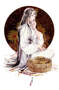 花瓣月光采集到古风绘