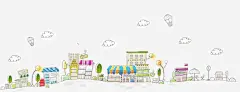 卡通房子高清素材 页面网页 平面电商 创意素材 png素材
