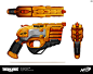 Nerf - Doomlands 2169: Persuader , Matty Devin Brown : The Persuader is the third blaster I designed for the Doomlands: 2169 line. I wanted this blaster to reflect a mix of sci-fi and western elements, as well as have its capacity accentuated from both a 