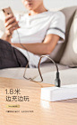 苹果数据线iPhone6手机充电器6s原装正品8x加长7牛仔图拉斯xs专用max快充plus原厂iPad加固1.8米1.2m冲电闪充-tmall.com天猫