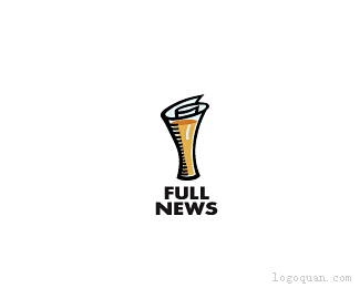 标志说明：FULL新闻logo设计欣赏，...
