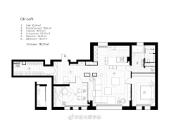 設計美學志采集到Floor Plans • 室内平面布局图