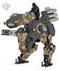 ajtron:

“Metal Gear Roo”Concept art for Metal Gear Online. 