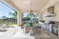 Transitional home design photo in Miami