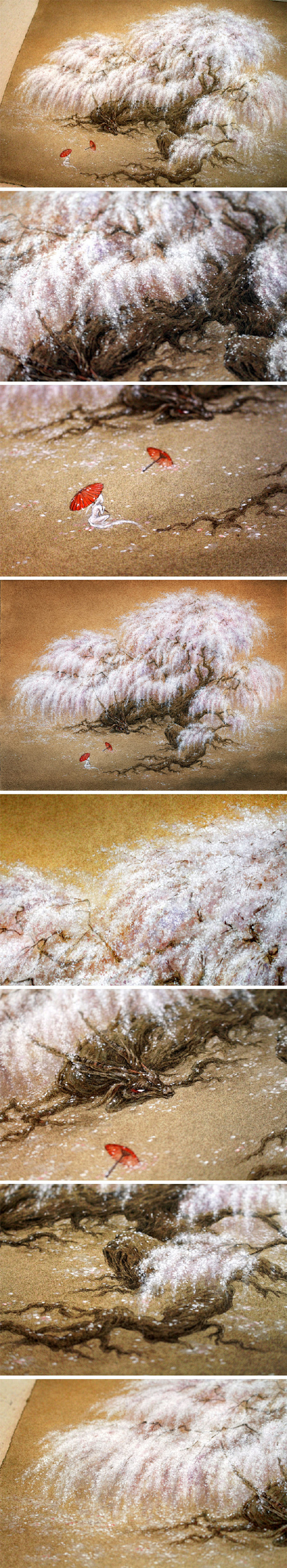 【中国百鬼】繁花·木精 木精即树精，《搜神记》述：“木精为游光，金精为清明”···《太平御览》引《玄中记》：“千岁树精为青羊，万岁树精为青牛 ...