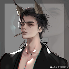 钓人鱼的猫采集到半身