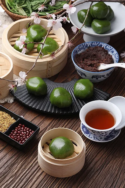 清明节食物青团照片下载