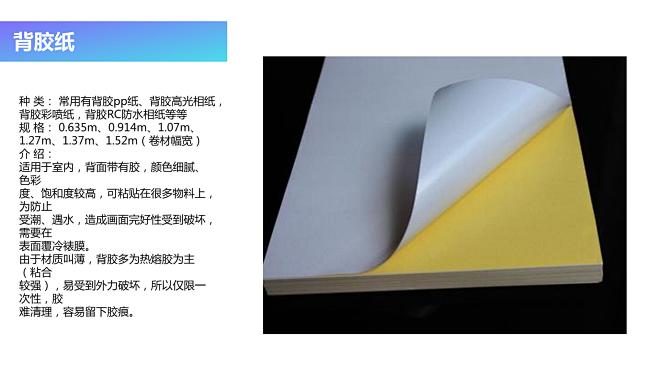 背胶纸