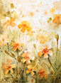 Yellow flowers by ~mashami on deviantART