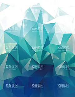 渐变三角图案  - 源文件下载【酷图网】三角,渐变,冷色,班服,冰川,