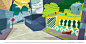 Character Development- Juca & Janete : Some backgrounds and characters for a show about a boy and a ball (the perfect duo).