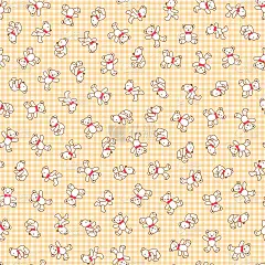 简洁可爱的小熊插画，