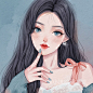 近期iPad头像合集_鱼小沫__插画师作品_涂鸦王国gracg.com