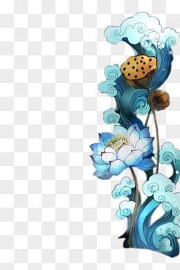 海浪 中国风 中国风素材 中国风原画 中...