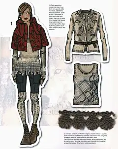 毛衣书稿◆《FASHION BOX》2012意大利女装毛衫款式设计手稿-淘宝网