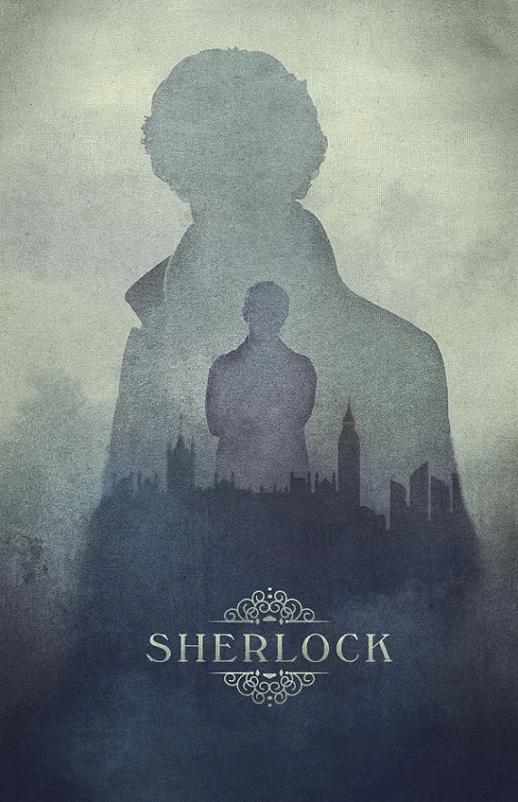 Sherlock poster-花瓣网