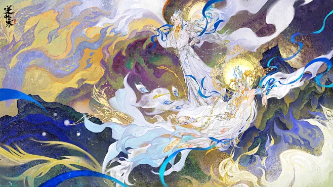 终于轮到我分享这张绝美神图了！-花瓣网
