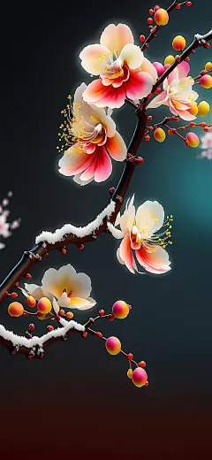 原图壁纸：AI绘画鸟语花香-今日头条