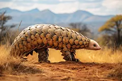 拒绝野味保护穿山甲属