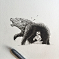 菲律宾插画师 Kerby Rosanes 手绘插画作品