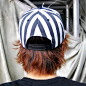 SKYFALL2013 进口 条纹皮质棒球帽 原创 设计 新款 - 想去