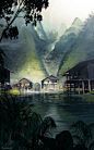 jason-scheier-jungle-fishing-village3.jpg (1200×1920)