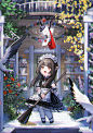 练练画背景，在线时间有一大半都在住宅区的我#ff14# ​​​​