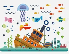 海底世界高清素材 png 页面网页 平面电商 创意素材 png素材