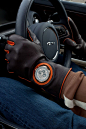 Driving Gloves with Watch Cutout