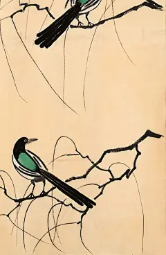藏寶閣（書畫作品）名人字畫徐悲鴻手繪三尺條幅花鳥喜鵲圖辦公室公司裝飾國畫贈證書 Cwbs1031-Yahoo奇摩拍賣 : 價格: $2,550 元
