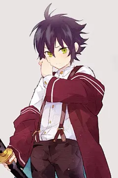 终结的炽天使百夜优一郎高清桌面壁纸#动漫图片#图片来源：http://www.acgrenwu.cn/tupian/