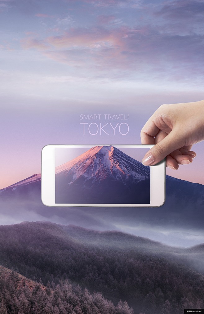 日本东京 富士山 自然风景 手机 旅行 ...
