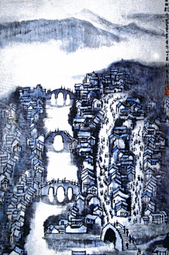大大大潘丨采集到山水背景02