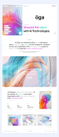 AI Vision Correction Landing Page by Levi Wilson for QClay on Dribbble