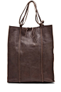 Maison Martin Margiela - Washed Leather Tote in Lead