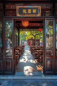 新中式餐厅摄影图