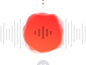 Record Button (Voice Messanger App) red ui app messanger voice button record xd adobe