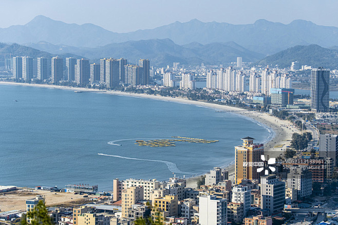 广东惠州双月湾图片素材