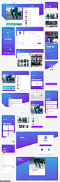 源文件-fitgoal 健身app、ipad app、web ui .sketch素材下载
