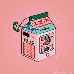 ※ Illustration ※ 博主 Meyo 少女粉画风的插画系列，配色可以说是十分疗愈啦~~ ​​​​