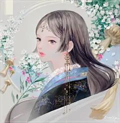 人物插画—和风 - 堆糖，美图壁纸兴趣社区