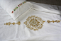 Goldwork Embroidered Duvet Cover + Pillowcase, White Linen, Twin/Double/Queen, 135x200cm/140x200cm/155x220cm/200x200cm : EMBROIDERED NATURAL LINEN BEDDING * MADE IN GERMANY *    This bedding set consists of an embroidered 100% pure linen duvet cover and e