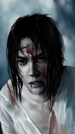 你那一瞬间的柔情，就像烟花一般绚烂而过。火影忍者 动漫壁纸 简约插画 ​​​​