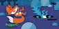 The Fox and the Wolf : Illustrations for the old Croatian fable about two little rascals, mischievous fox and gullible wolf. The fox always try to outsmart the wolf so he ends up with the "short end of the stick".The picture book is the project 