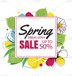 传单,模板,小册子,春天,壁纸,多色的,促销,花