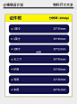 设计师常用物料尺寸大全新手小白必备‼️