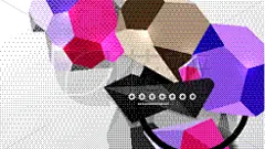abstract background - 3d polygonal geometric