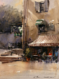 建筑手绘·街道 ·Vladislav Yeliseyev