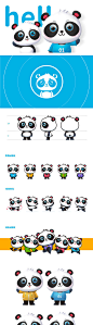 运动熊猫ip形象设计-源文件