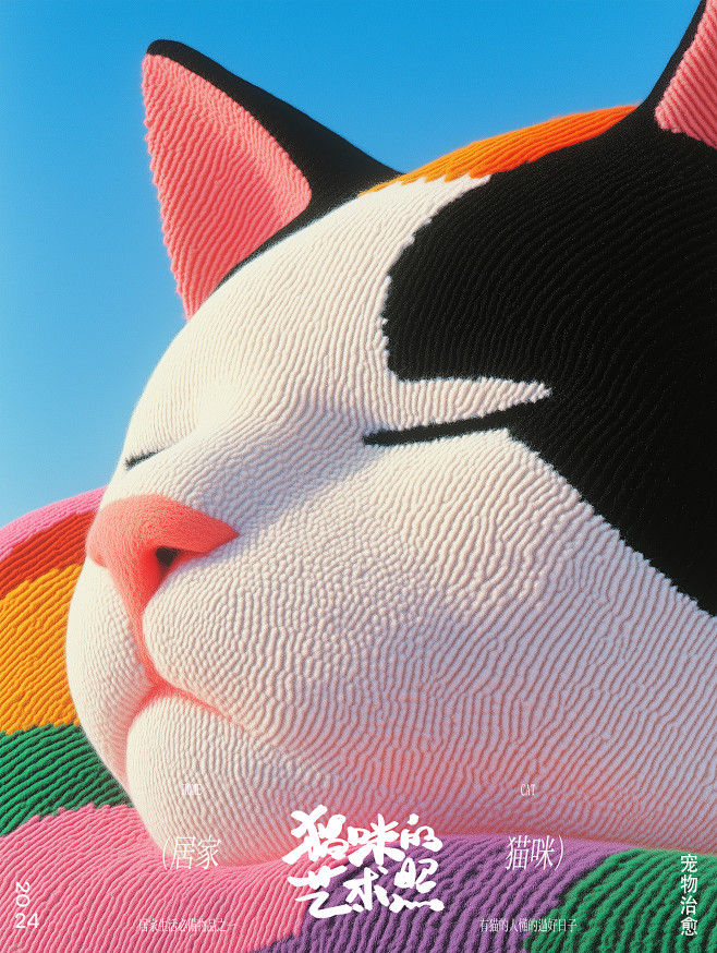  猫咪海报 版权归属大峰